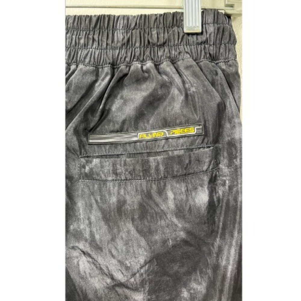 FILLING PIECES GRAY WET WASH ZIP TRACK PANTS 2 - Picture 8 of 10